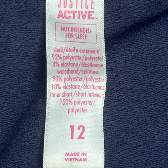 EUC Girls JUSTICE Active Athletic Shorts Bundle - Size 12 - Picture 14 of 15